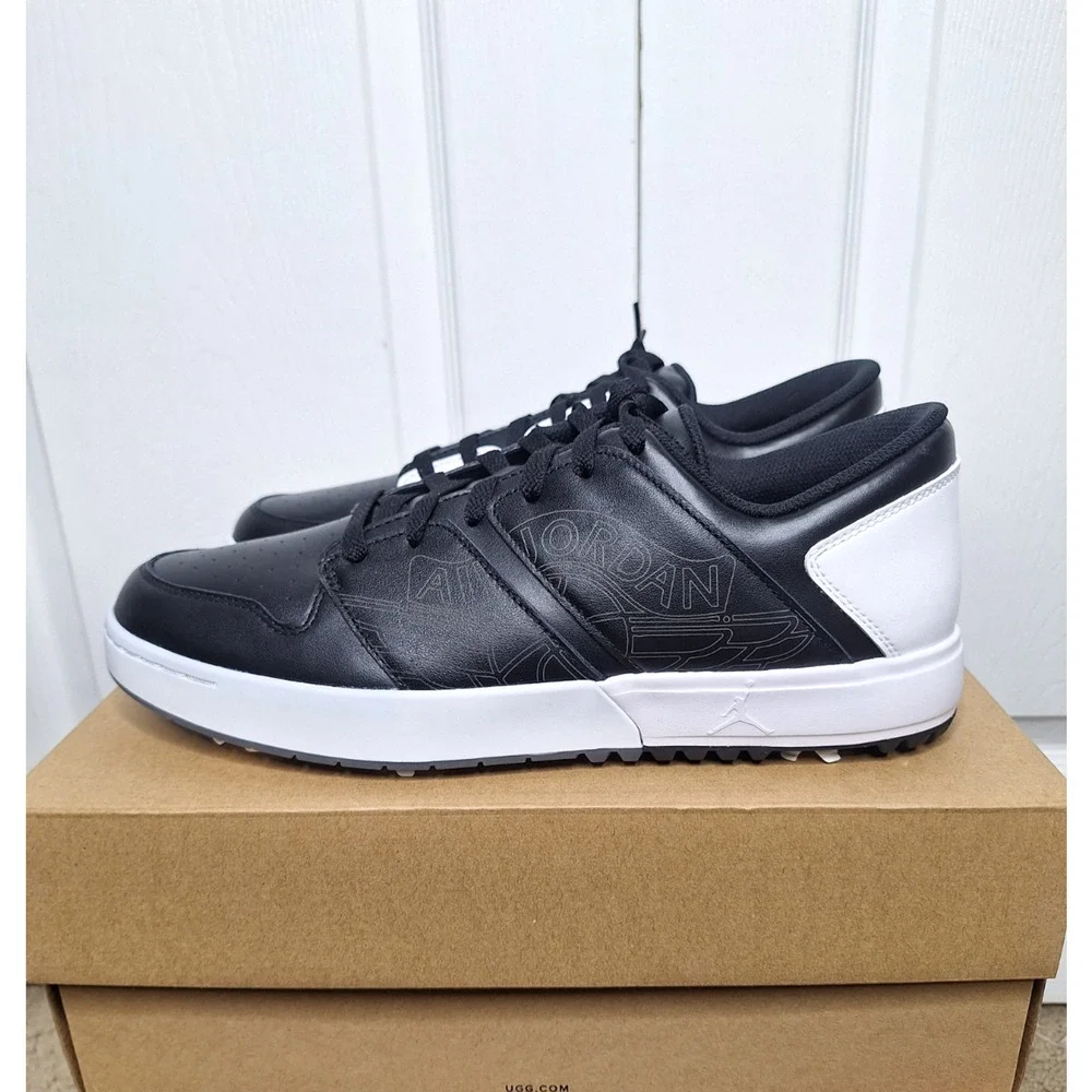 Jordan Nu Retro 1 Low Golf Shoe Black White FZ4153-003 size 11.5